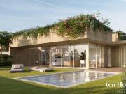 Moradia Moderna com Dois Quartos e Piscina Privada