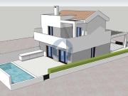 Moradia nova com piscina e estacionamento, a poucos...