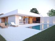 Moradia T3, em construção, no Bairro Sra da Luz