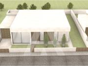 Moradia T3 trrea Isolada, de Arquitetura Moderna, com...