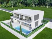 Moradia V4 nova com piscina e garagem, no centro de Loulé