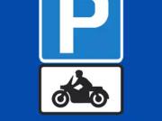 Motorrad Stellplatz in der Halle