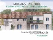 Mouans Sartoux 06370 Achat / Vente appartement 3 pièces t3