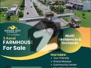 Multi orchard farmhouse plot for sale 5 Kanal possession...