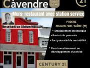 Murs restaurant avec station service à vendre Chalon sur...