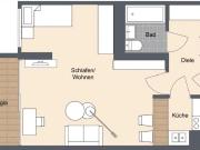 Nachmieter für möblierte 1,5 Zimmer Wohnung gesucht