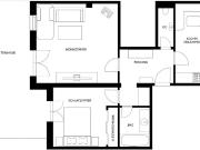 Nachmieter gesucht: Teil möblierte Zwei Zimmer Wohnung...