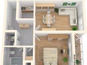 Nähe ZENTRUM/STADTPARK Sehr gut aufgeteilte 2 Zimmer...