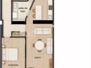 Nantes T2 Bel ancien rue Léon Blum