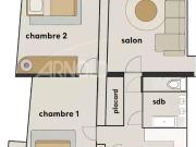 Nantes t3 bel ancien rue léon blum 85m² Nantes