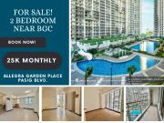 NEAR BGC 2 BEDROOM WITH BALCONY IN PASIG CITY ALLEGRA... NEAR BGC 2 BEDROOM WITH BALCONY IN PASIG CITY ALLEGRA...