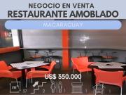 Negocio en Venta Restaurante Amoblado