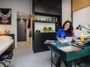 Neon Wood Student Housing in Berlin Friedrichhain...