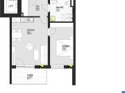 NEUBAU! 2 Zimmer Mietkauf Wohnung Top 8 im 1. OG...