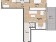 Fertiggestellter Erstbezug! 3 Zimmer Wohnung mit Balkon...