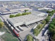 Neubau City Logistik Projekt mit Gleisanschluss