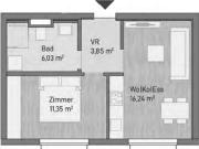 8,5% Baustartrabatt! Moderne 2 Zimmer Anlegerwohnung...