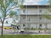 Neubauprojekt Holzblock in der Völkermarkterstraße in...