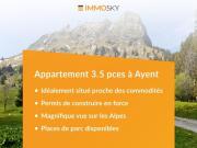 Neue 3.5 Zimmer zum Verkauf in Ayent