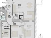 NEUWERTIG & UNBEFRISTET 4 Zimmerwohnung + Küche TOP19 3....