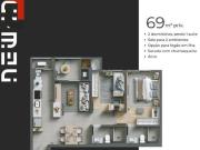 New In Apto 68m² 2 quartos, sacada gourmet e 1 vaga no...