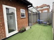 New studio with own garden and separate kitchen