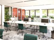 New Work Office. Mit begrüntem Innenhof im trendigen...