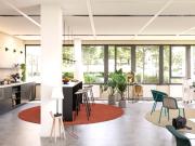 New Work Office. Mit begrüntem Innenhof im trendigen...