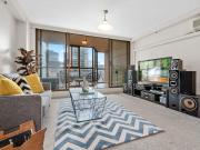 Next to the train station, great city view!