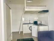 Nice, agréable studio avec mezzanine sur balcon habitable