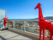 NICE GAIRAUT/CHAMBRUN 2 PIECES TERRASSE VUE MER