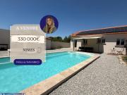 NIMES Secteur Haute Magaille maison de plain pied avec stu