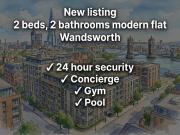 Nine Elms Lane 2 bed flat to rent £6,730 pcm £1,553 pw