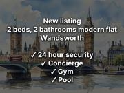 Nine Elms Lane 2 bed flat to rent £6,730 pcm £1,553 pw