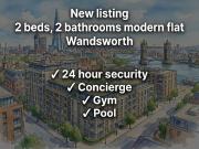 Nine Elms Lane, London SW8, 2 bed flat to rent, £6,730...