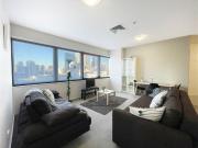 North East Corner Furnished Apartment with large windows...