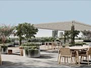 North facing apartment with large balcony & study nook