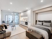 North facing open plan studio apartment for sale