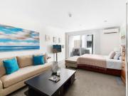 North facing studio in prime Manly location balcony,...