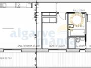 Nova construção Apartamento T2 sito no 1º andar de um...