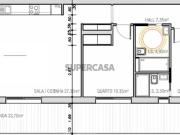 Nova construção Apartamento T2 sito no 1º andar de um...