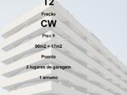 Apartamento T2 novo na Areosa, Paranhos Porto Fração CW