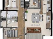 NOVO LANÇAMENTO NOVO MUNDO 03 DORMITÓRIOS 2 VAGAS