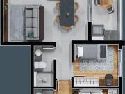 Novo mundo Lançamento 2 quartos sendo 1 suite 1 vaga 59 m²