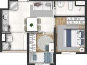 Novvo Marajoara, 1 e 2 dorm, 25 a 47 m², com opção de...