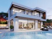 Nueva villa moderna con vistas panorámicas al mar...