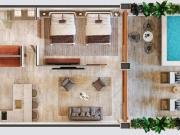 Nuevos departamentos en venta Puerto Morelos 1 recámara