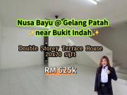 Nusa Bayu Gelang Patah near Bukit Indah Double Storey House