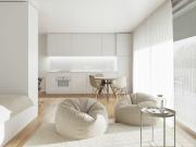 Nyon, Residence Arboris Studio im 1. Stock mit Terrasse