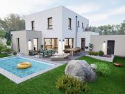 Oberentzen Maison moderne toit plat de 157m²